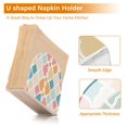 thumbnail image 5 of Yayeee Napkin Holder for Table Set of 2 Kitchen Paper Tissue Organization, Pink Abstract Pattern, 5 of 8