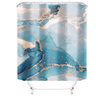 thumbnail image 4 of Yidarton Blue Marble Shower Curtains 72''*72'' Waterproof Fabric Bathroom Shower Curtains Set with 12 Hooks Watercolor Decorative Modern Accessories, 4 of 5