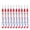 Red, variant on Long Nib Marker Marker Pens 10Pcs Long Head Deep Hole Marker Pens 20Mm Deep Reach Markers Long Nose Marker Construction Markers Marking Tool Markers Carpenter Ink Marker Pens Metal Marking Pen 8ML