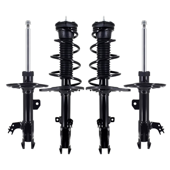 Set 4 Front Strut - Rear Quick Complete Strut For 2012-2017 Toyota Camry XLE, LE