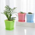 thumbnail image 4 of MesaSe 10Pcs Flower Pots Square Planters Pot Tray Plastic Pots For Plants Garden Decor, 4 of 5