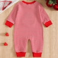 thumbnail image 7 of KPOPLK Baby Infant Girls Pajamas Cotton FalL Winter Graphic Print Long Sleeve Bodysuit Sleepers for Newborn 0-3 3-6 6-9 12-18 Months Girls Clothes Pjs Size 6-9 Months,Red, 7 of 7