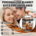thumbnail image 3 of AISENIN Custom Blanket with Picture Text Customized Blanket Throws Personalized Blanket Customizable Blanket Photo Blankets Personalized Birthday Day Gifts for Women Friends Couples, 3 of 5