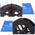 thumbnail image 2 of SHISUYAN Durable Plastic Water Wheel for Decoration with Light Brown Color and Compact Size 2 Pieces, 2 of 9