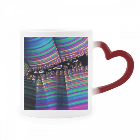

Science Bioplast Microcosc Pattern Heat Sensitive Mug Red Color Changing Stoneware Cup