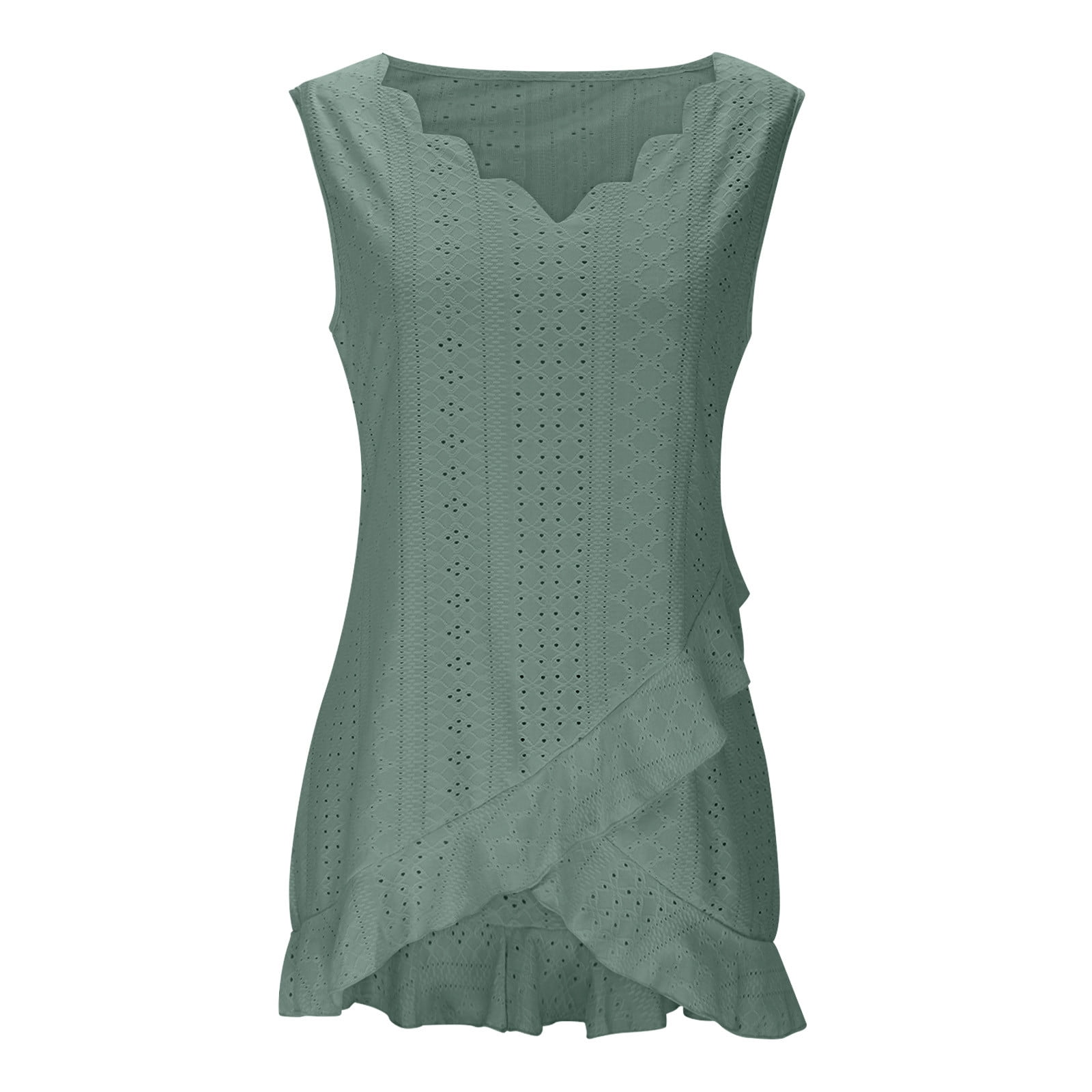Women Blouse, Women's Casual Denim Waistcoat Frayed Sleeveless Ripped Jacket Vest with Pockets
