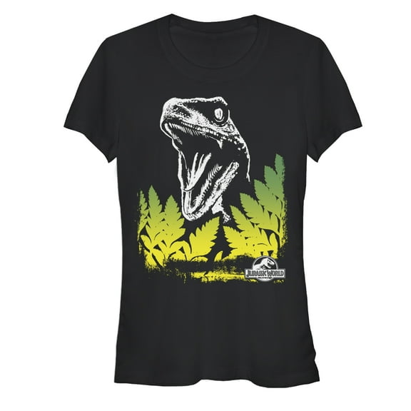 Junior's Jurassic World Velociraptor Surprise  Graphic Tee Black X Large
