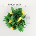 thumbnail image 4 of 20 LED Artificial Sunflower String Lights, 6.6FT Sunflower Garland With Lights Battery Operated Flower Fairy String Lights For Bedroom Wedding Birthday Party Home Garden Decor, 4 of 8
