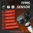 thumbnail image 5 of TPMS Sensor GM, 1-Pack Tire Pressure Sensor Replacement for GM Chevy GMC Cadillac Buick, 315MHz OE Replaces# 13586335, 13581558, 13598771, 13598772, 5 of 15