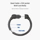 thumbnail image 2 of Advancent Cable de bloqueo de bicicleta de 4 dígitos antirrobo para bicicleta de montaña, patinete eléctrico, pieza de repuesto de seguridad exterior, Type2 NO2 Advancent OD023168-04, 2 of 6