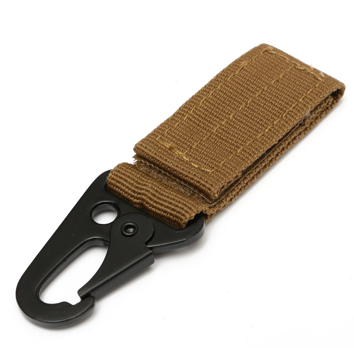 Carabiner Tactical Nylon Webbing Backpack Buckle MOLLE Hanging Buckle Hook