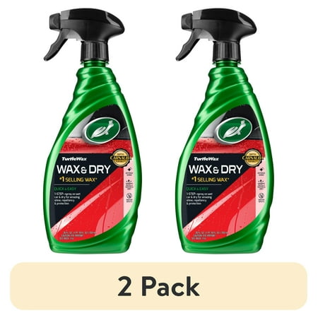 (2 pack) Turtle Wax Quick and Easy 1-Step Wax and Dry Spray Wax, 26 oz