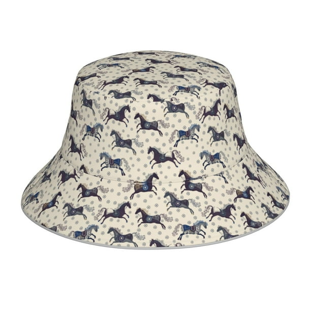 Balery Horse Sombreros para el sol para hombre y mujer, sombrero de pescador con UPF 50+