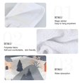 thumbnail image 2 of Yayeee Kitchen Hanging Hand Towels Set of 2 with Loop Bathroom Absorbent Tie Towel, Blue Snow Houses, 2 of 7