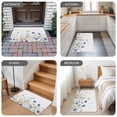 thumbnail image 6 of Spring Floral Door Mat Indoor Outdoor, Elegant Butterfly Summer Botanical Non Slip Welcome Mat with Rubber Backing, Absorbent Fabric Front Door Mats Entryway Rug for Home Patio Entrance 24"x36", 6 of 9
