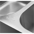 thumbnail image 3 of Tarja Fregadero Doble Submontar Calibre 18 Andrea Axcent AXCENT ITALY WUD3318, 3 of 4
