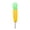 Yellow, variant on XKHZJL 3 in 1 Tiny Bottle Cup Lid Detail Brush Straw Cleaner Tools Water Bottle Cleaning Crevice Brush for Bottles Carrot Clean Brushes for Nursing Bottle Cups Cover