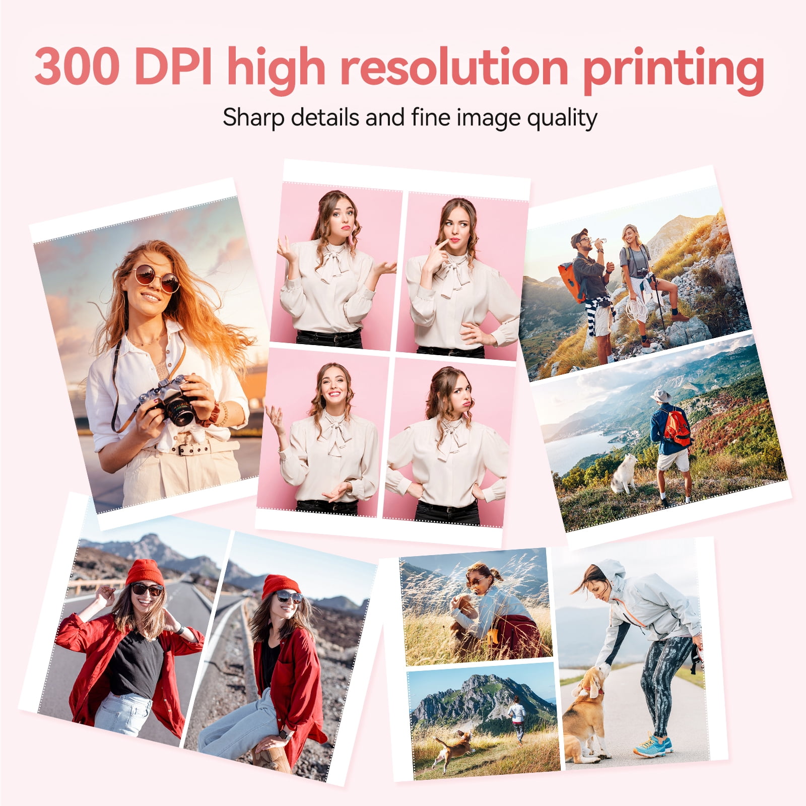 HPRT 2x3 Instant Photo Printer with 10 Sheets & 1 Cartridges