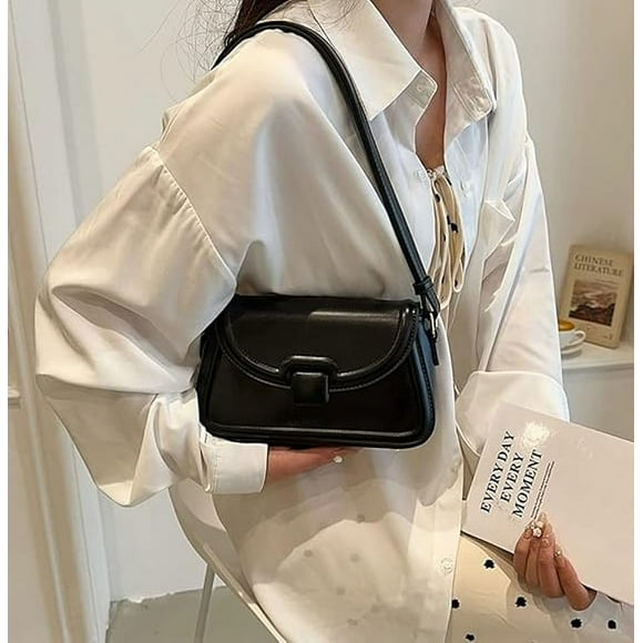 Women's Shoulder Bags, Vintage Clutches, Crossbody Bag, Classic Underarm Bag, Soft PU Leather