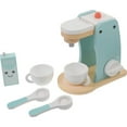 thumbnail image 1 of 1 Set Kids Wooden Coffee Maker Toy Espresso Machine Toddler Toy Kitchen Set, 1 of 6