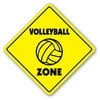 VOLLEYBALL ZONE Sign novelty gift sport team lover beach gift ball uniforms play