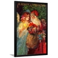 thumbnail image 1 of Happy Christmas, Framed Art Print Wall Art by Vintage Apple Collection Sold by Art.Com, 1 of 5