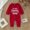 Red, variant on Baby Boys Girls Christmas Outfit Casual Long Sleeve Jumpsuit Bodysuit Christmas Baby Clothes Festive Dress Outfit 0-3 Months