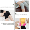 thumbnail image 6 of Gymnture 6 Pair Total 12pcs Knee Pad Kids Knees Protector Cotton Elastic Kneelet Breathable Knees Cover Pad for Running Riding (Assorted Color), 6 of 10