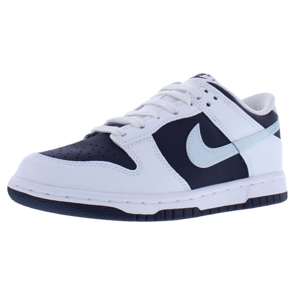 Nike Dunk Low GS Boys Shoes Size 7, Color: White/Light Armory Blue