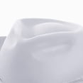thumbnail image 4 of CAUYDY Toddler Boys Girls Wide Brim Cowboy Hat Unisex Western Ranch Sun Hat for Kids Outdoor Play Youth Cowgirl Hats Gift for Children Sizes 4-10 Years,White, 4 of 5
