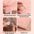 thumbnail image 4 of Pin-Free Quilt Fixing Clip, 8Pcs Duvet Clips and Threading Tool, Soft Duvet Snaps to Hold Comforter Inside, Invisible Quilt Fixing Clips Duvet Pins for Quilts Blanket Sheet (Blue), 4 of 9