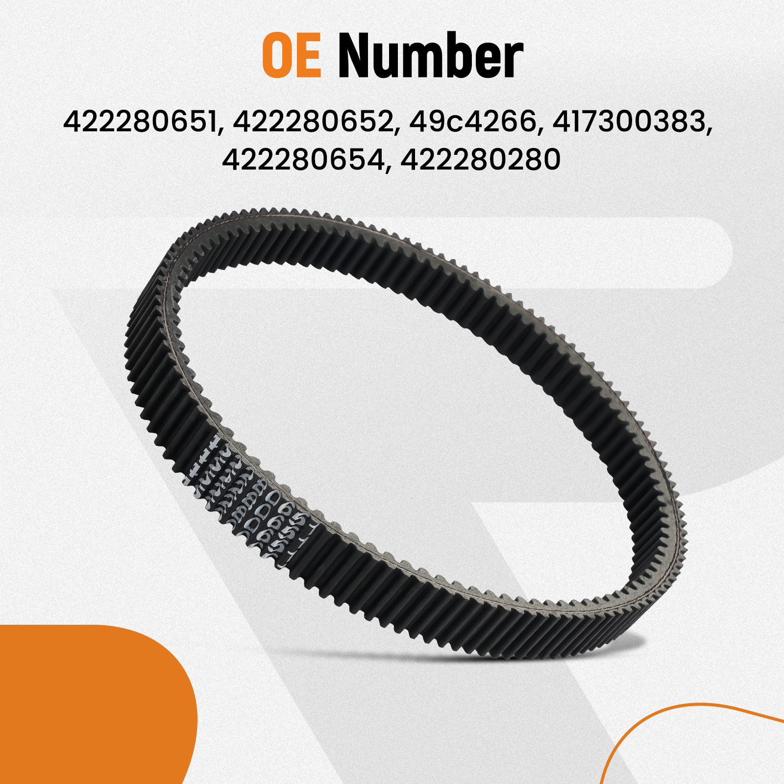 Maxpeedingrods 422280652 CVT Drive Belt for Can am Maverick X3 Turbo X XRS XMR MAX All Models 2017-2024, Heavy Duty CVT Belt Replace 49C4266 417300383 422280654 422280280