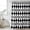 Black, variant on Bohemia Shower Curtain, Waterproof Shower Curtains for Bathroom, Retro Abstract Geometric Pattern Boho Black Washable Fabric Bathtub Curtain Set Bath Decor with 12 Hooks 48"x72"