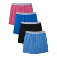 thumbnail image 2 of Big Men's Stripes and Solids Knit Boxer Extended Sizes, 4 Pack, 2 of 4