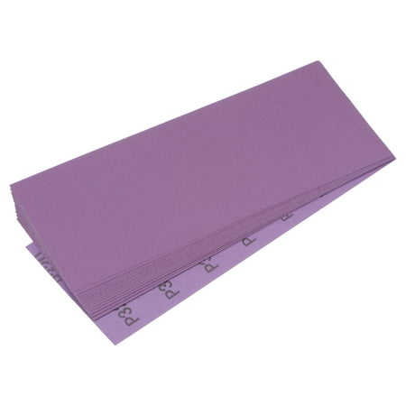 

15 Pack Purple Sanding Sheets 320 Grit 9 x 3.7 Aluminum Oxide Sandpapers Wet Dry Polish