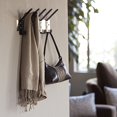 thumbnail image 2 of Danya B HA81806BK Stainless Steel Hanging Rack with Black Hooks, 2 of 3