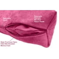 thumbnail image 3 of Five Diamond Collection Shredded Memory Foam Orthopedic Dog Bed, Made In USA (Pink,For Small Breed Dogs, 25" x 20"), 3 of 4