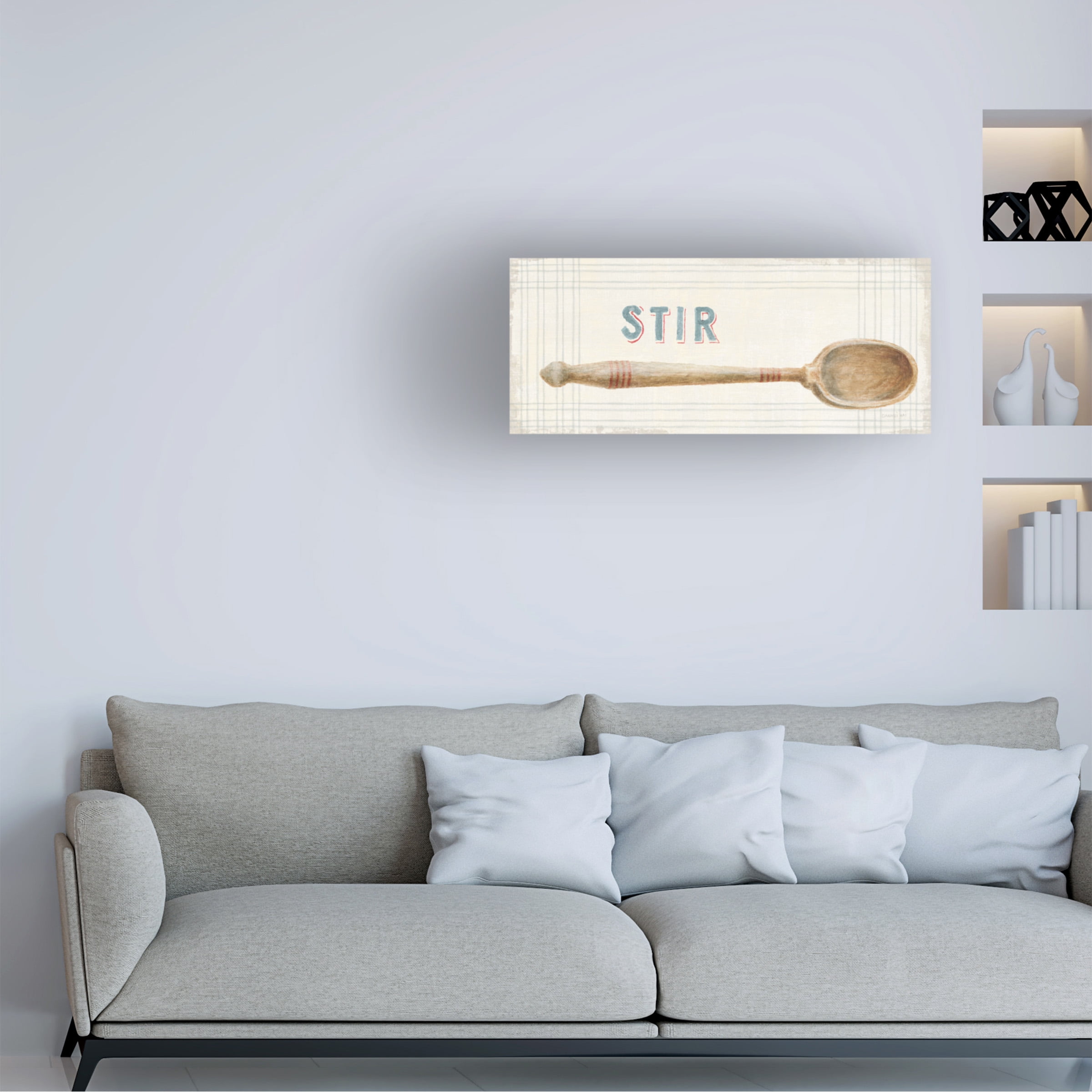Danhui Nai 'Floursack Kitchen Sign III' Canvas Art
