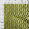 thumbnail image 1 of oneOone Velvet Olive Drab Fabric Texture & Triangle Geometric Dress Material Fabric Print Fabric By The Yard 58 Inch Wide, 1 of 5