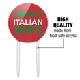 thumbnail image 6 of Acrylic I Love My Italian Wife Cake Topper Party Decoration for Wedding Anniversary Birthday Graduation, 6 of 6