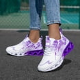 thumbnail image 5 of Women Lace Up Athletic Running Sneakers, Lightweight Comfort Blade Sole Sport Shoes for Walking, 5 of 7