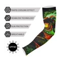 thumbnail image 5 of ALAZA Dinosaur with Fire UV Sun Protection Arm Sleeves UPF 50+ Compression Cooling Sleeve 1 Pair, 5 of 7