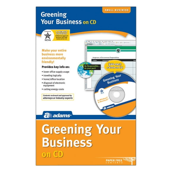 Adams Greening Your Business on CD (ALC633)