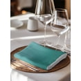 thumbnail image 6 of Teal Green Ombre Cloth Napkins Set of 8 Reusable Dinner Napkins, Contemporary Gradient Abstract Art Cocktail Napkin Washable Table Napkins for Wedding/Holiday Party/Baby Shower 20"x20", 6 of 7