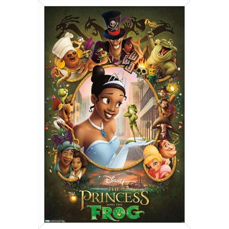 Disney The Princess And The Frog - One Sheet Wall Poster, 14.725" x 22.375", Framed