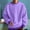 Purple, variant on KANG Hoodless Sweatshirt Fleece Pullover Long Sleeve Crewneck Casual Athletic Top For Streetwear Gym Workout Comfortable