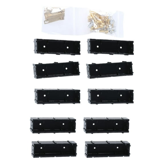 SIEYIO Snap Together Battery Slot Kit for 21700 and 18650, 10 Holders with Conductives Link