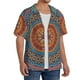 thumbnail image 2 of Fotbe Mandala Camisa Estampada de Manga Corta para Hombre, Casual de Verano, Estilo Playero, Sin Arrugas-Large, 2 of 5