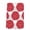 Red, variant on Brown Dahlia Kitchen Towels Set of 1, Vintage Abstract Grey Flowers Floral Absorbent Dish Towels for Kitchen, Microfiber Hand Towel, Quick Drying Tea Towel for Cleaning Decorative Dishcloths