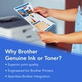 thumbnail image 4 of Brother Genuine TN223BK 2-Pack Standard Yield Black Toner Cartridge with Approximately 1,400 Page Yield/Cartridge, 4 of 7